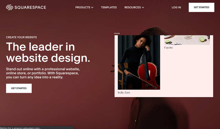 Squarespace Home Page