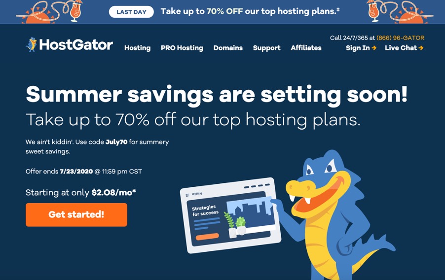 hostgator web hosting