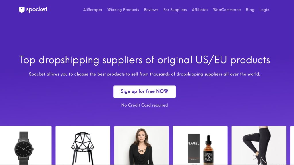 spocket, top dropshipping supplier