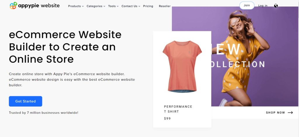 appypie ecommerce website builder