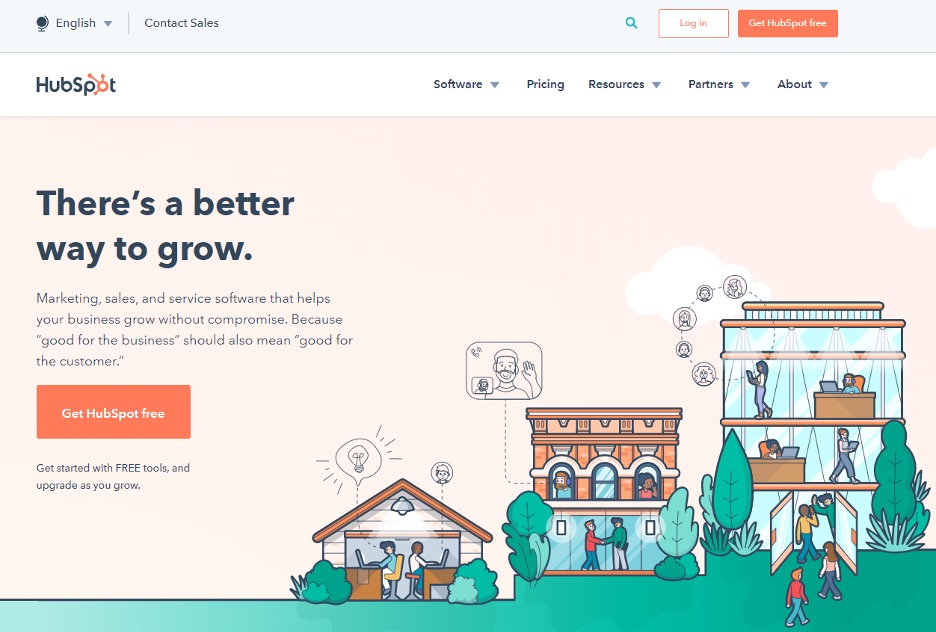 hubspot landing page builder