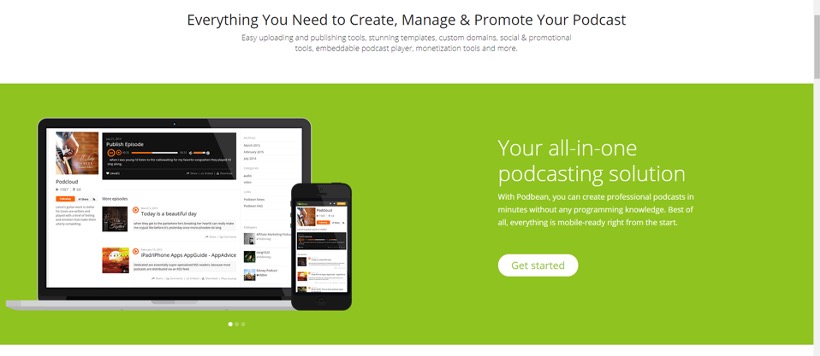 podbean podcast hosting platform