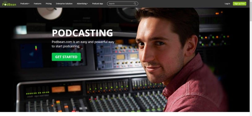 Podbean podcast hosting platform