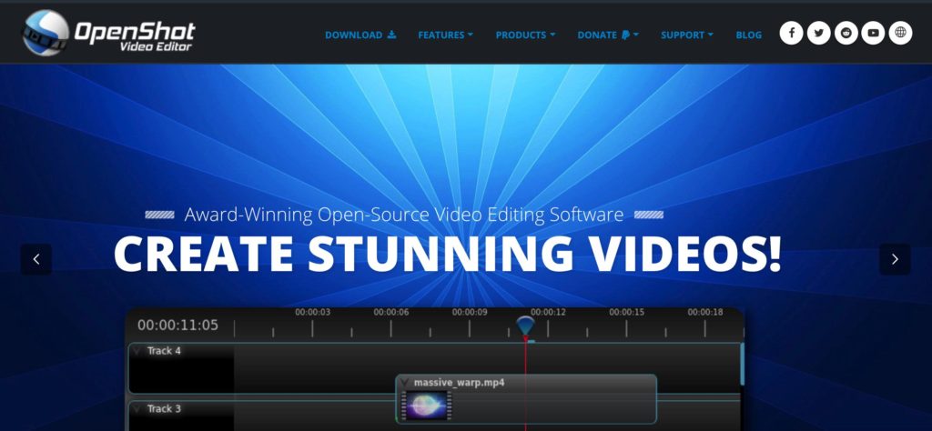 OpenShot video editor