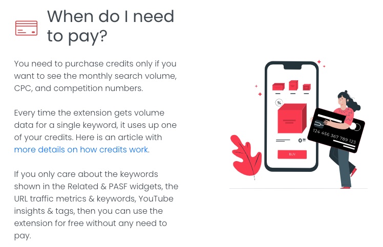 keyword everywhere pay per credit