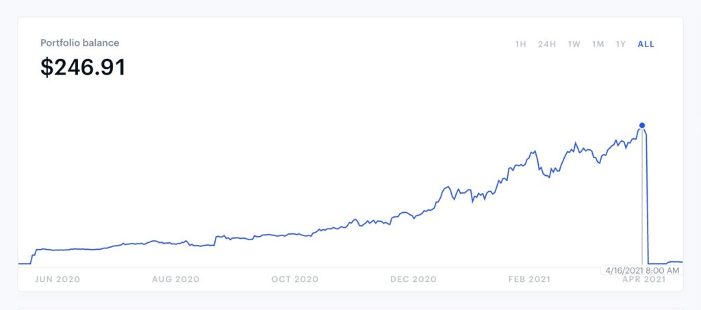 coinbase earn portfolio balance deposit to paypal