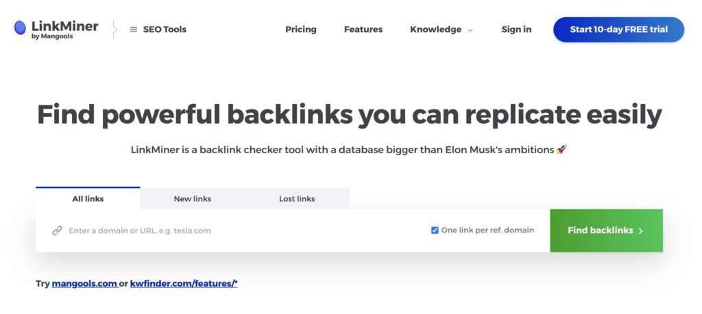 linkminer semrush alternative