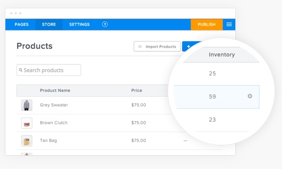 wix vs weebly 庫存管理