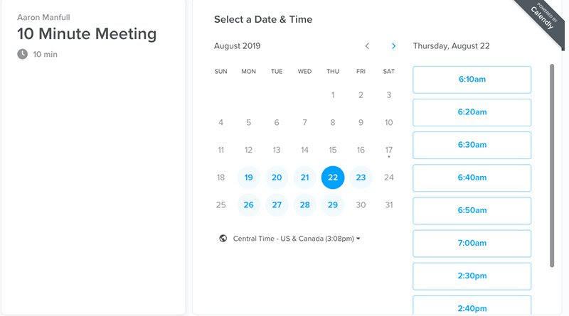 calendly productivity tools