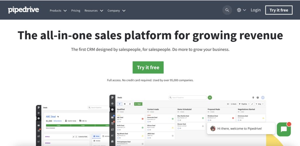 sales tool pipedrive