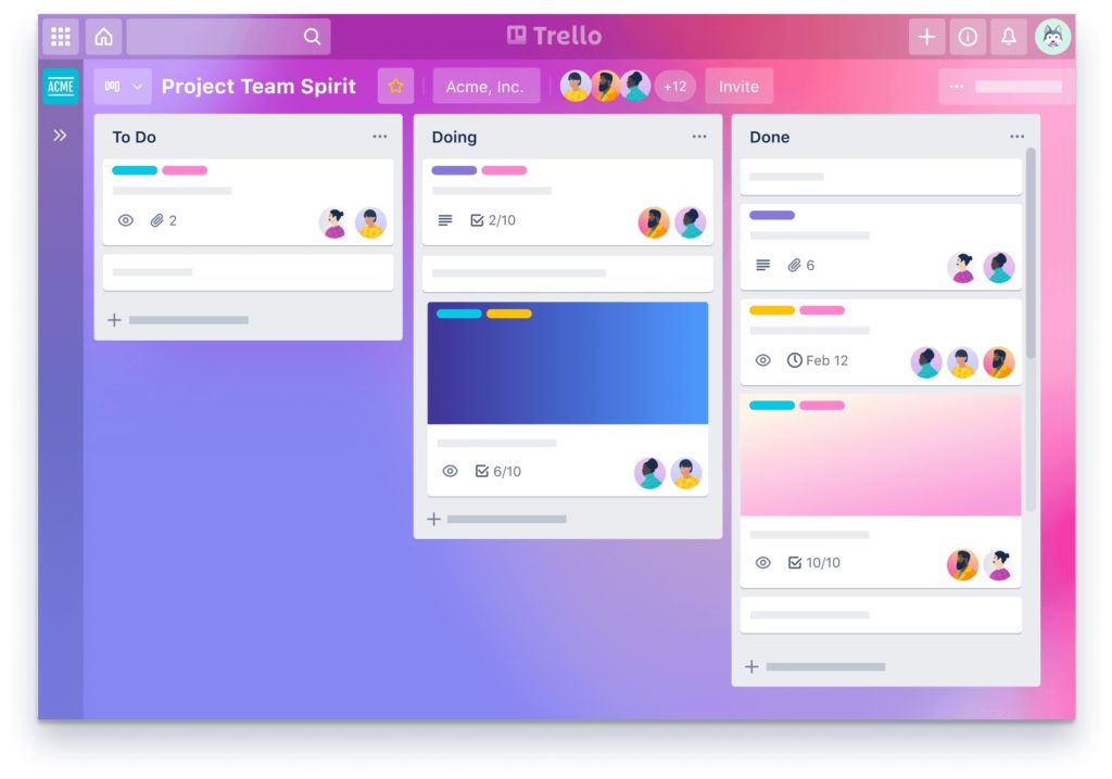 trello 生產力工具