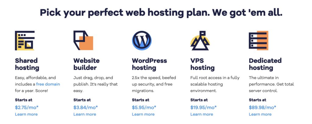 hostgator web hosting plans