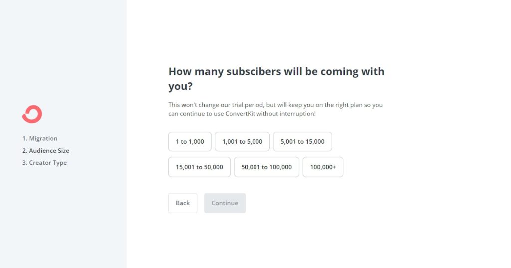 convertkit tutorial number of subscribers