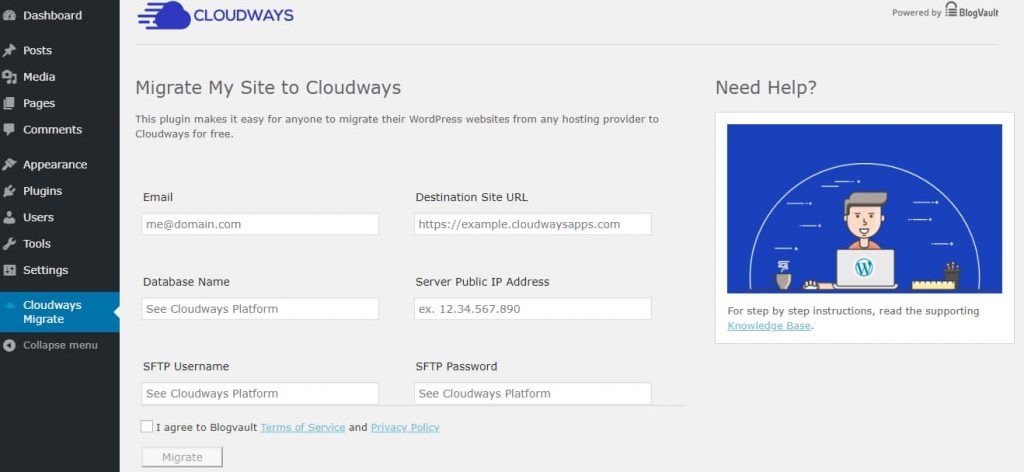 wordpress cloudways 遷移插件