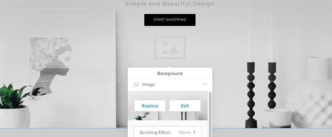 how to edit background on weebly