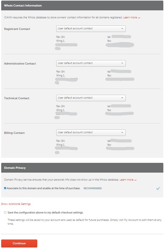 whois contact information