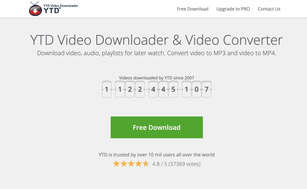 ytd youtube video downloader and converter to mp3 