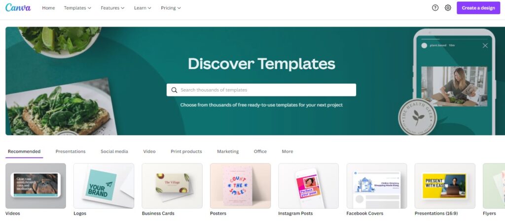 canva templates