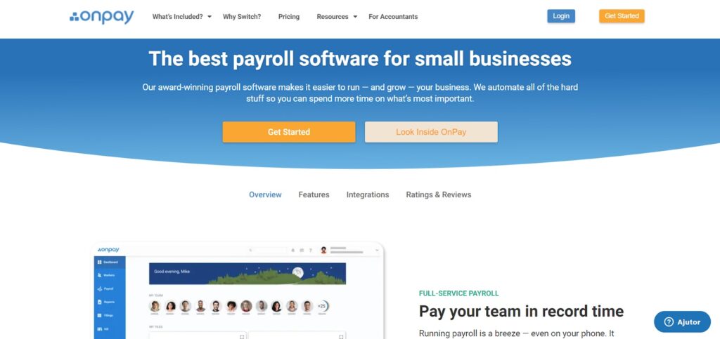 onpay payroll software