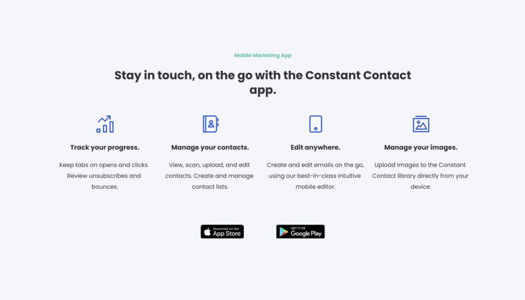 constant contact mobile app