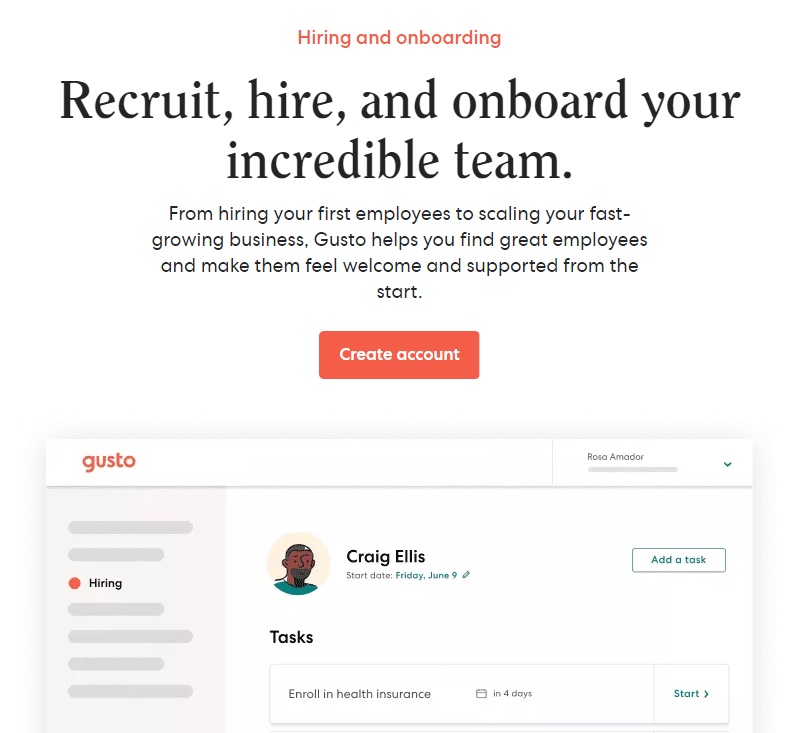 gusto hr tools