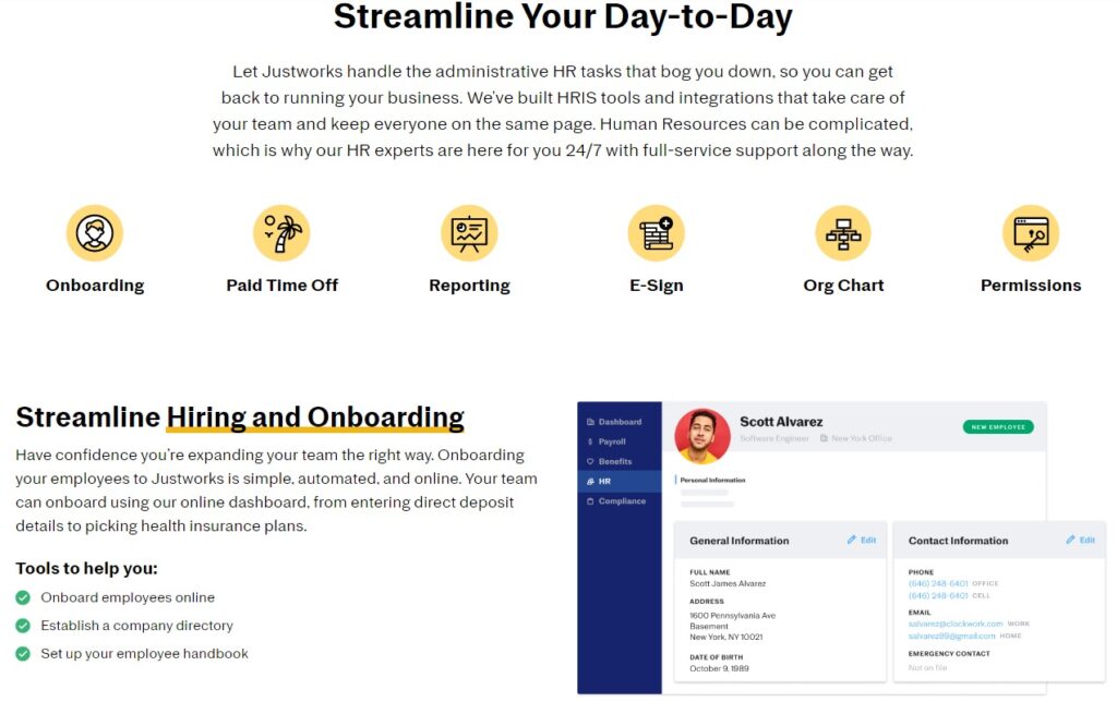 justworks hr tools