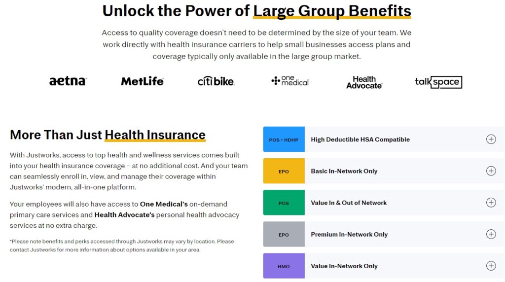 justworks vs gusto benefits