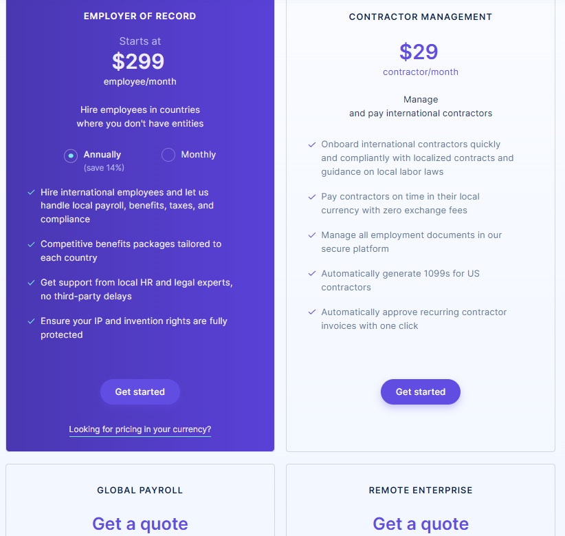 remote.com pricing