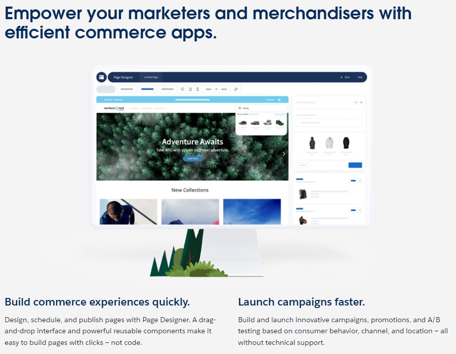 salesforce commerce cloud marketing tools