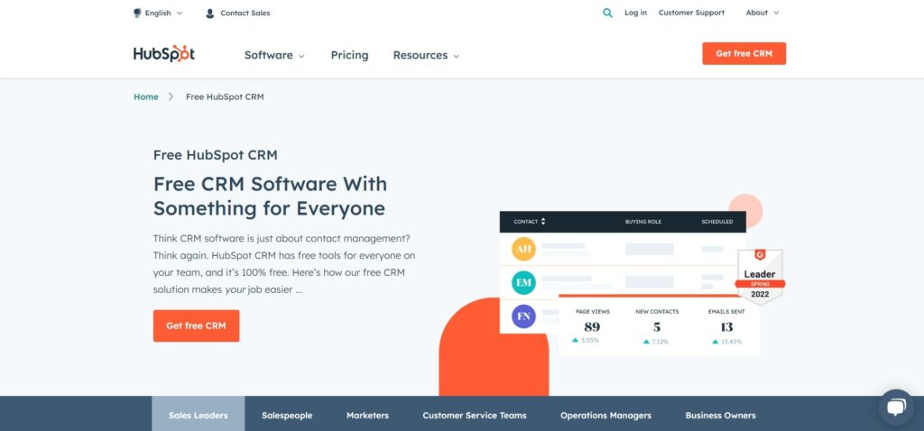 HubSpot provides free CRM solution for nonprofits