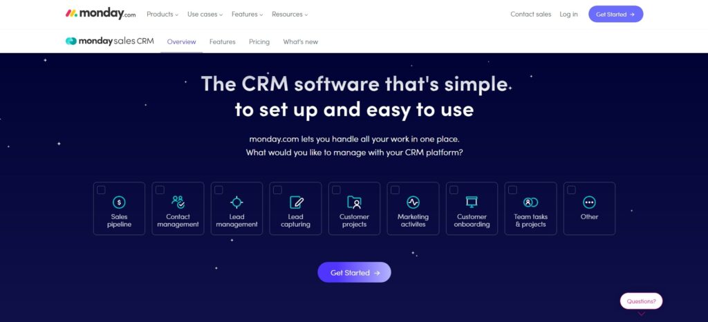 Monday.com Sales CRM for Nonprofit