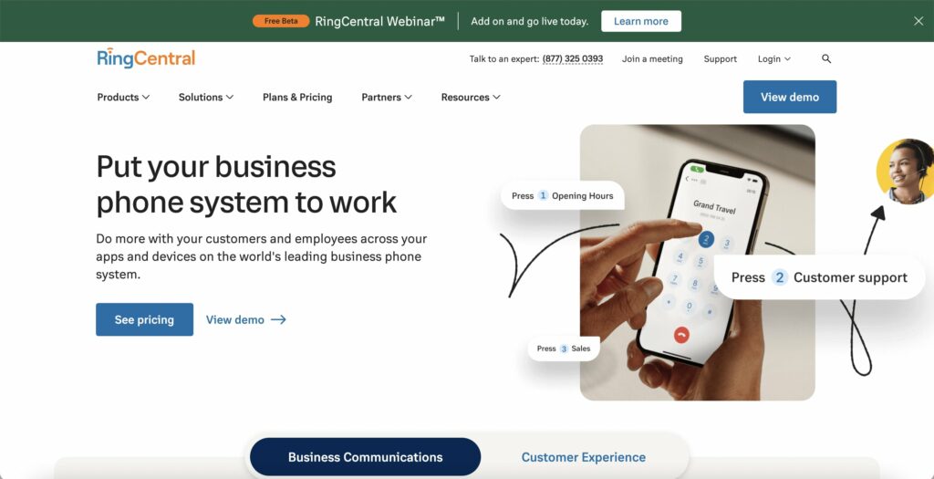 RingCentral VoIP 電話系統