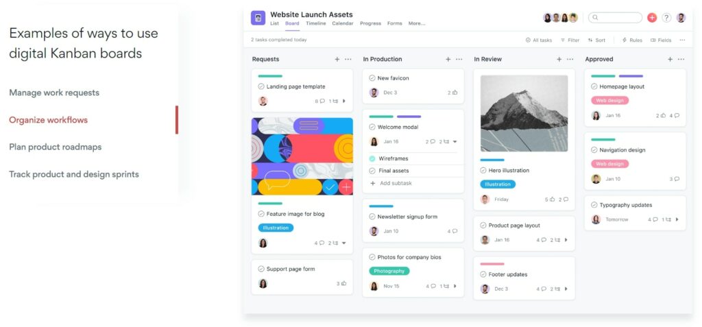 Asana 工作流管理自動化