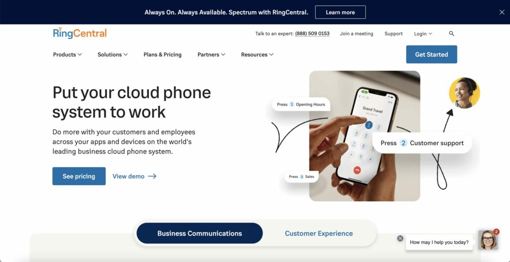 RingCentral Business Phone System