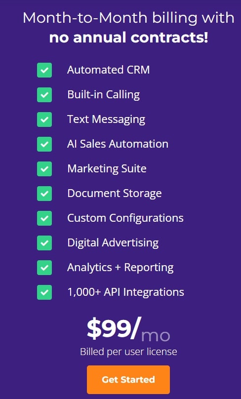 Shape CRM For Mortgage Brokers Pricing