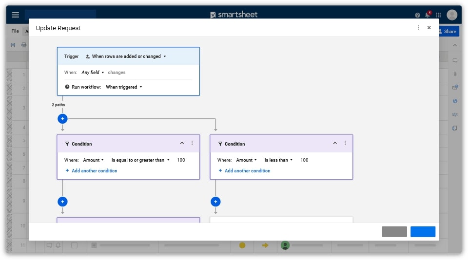 Smartsheet Task Automation Example