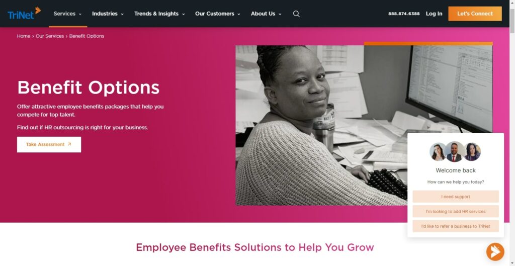 TriNet PEO Service Employee Benefits