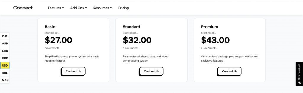 Goto Connect business phone system pricing