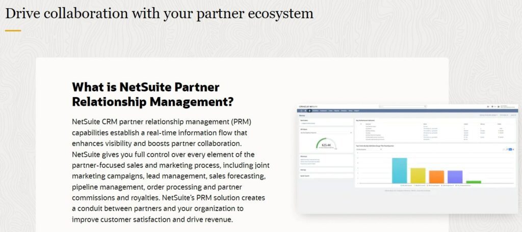 Oracle Netsuite CRM Partner Relationship Management