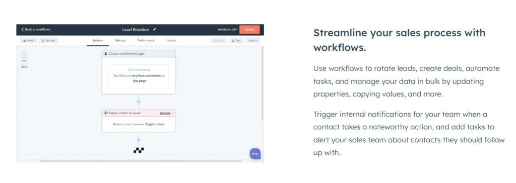 HubSpot 顧客關係管理(CRM)自動化功能 Pipedrive vs HubSpot