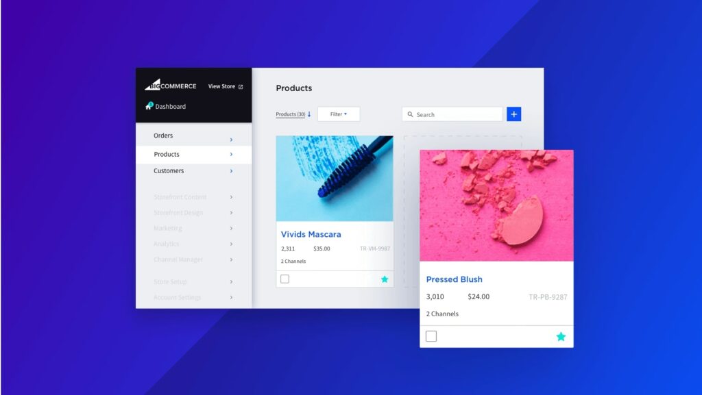 BigCommerce product categories features