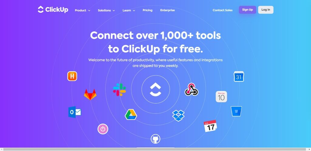 ClickUp 項目管理集成