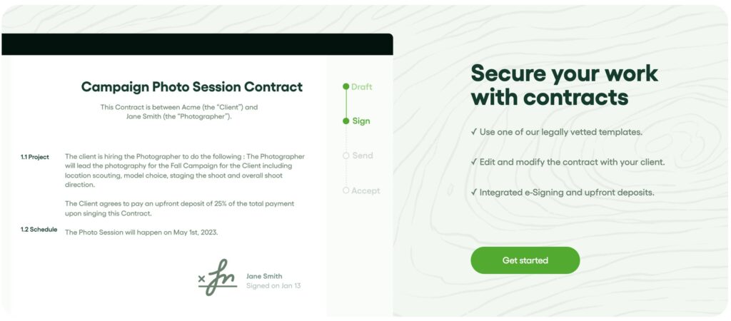 Hello Bonsai freelancers tool contract