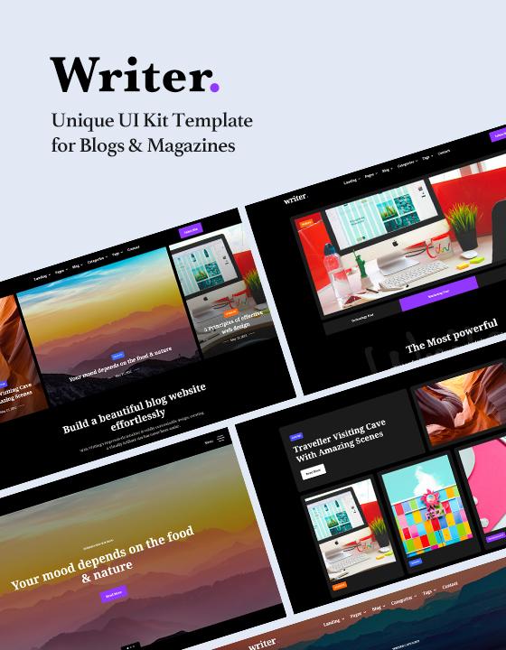 webflow writer template