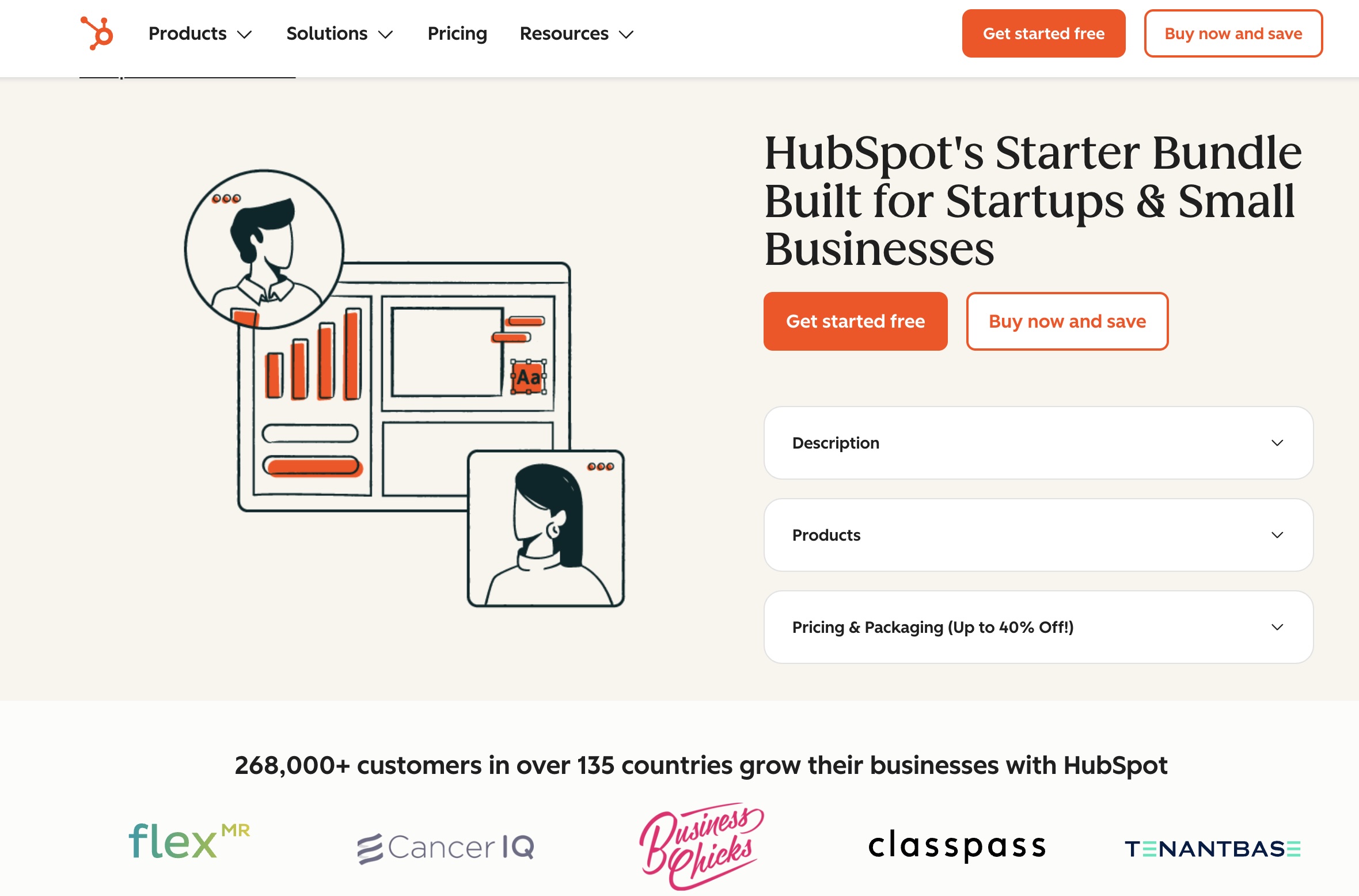 hubspot starter bundle for startups and small businesses